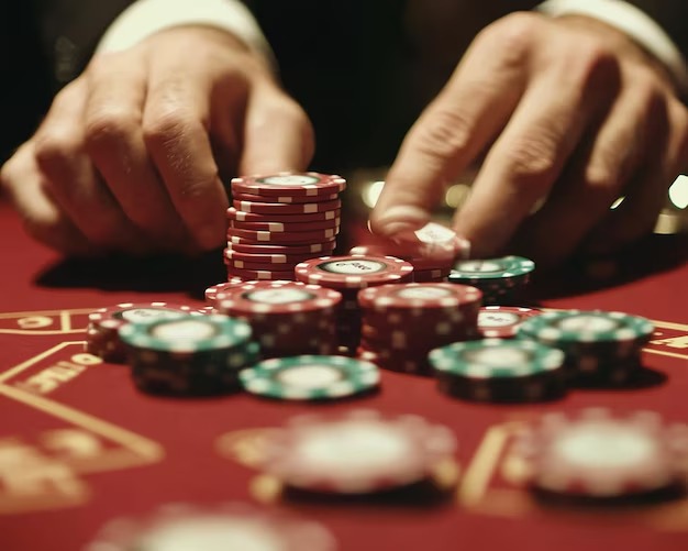 hbo9 live dealer studio with multiple camera feeds broadcasting blackjack table